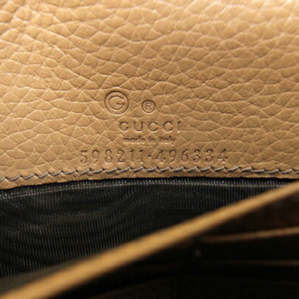 GUCCI Cream Leather Clutch Bag - Picture 4 of 9